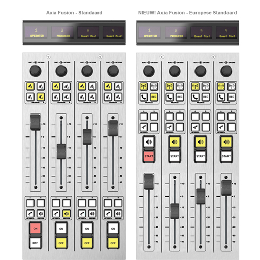 Europese fadermodule voor Axia Fusion Europese fadermodule voor Axia Fusion